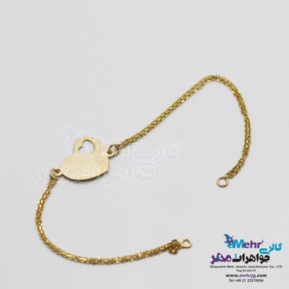 دستبند طلا - طرح قلب-SB0060